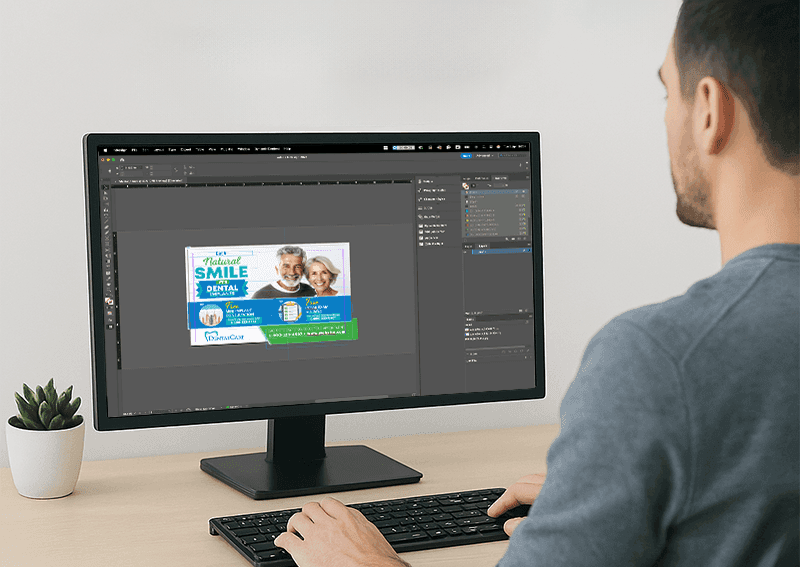 Printed marketing pieces and design samples