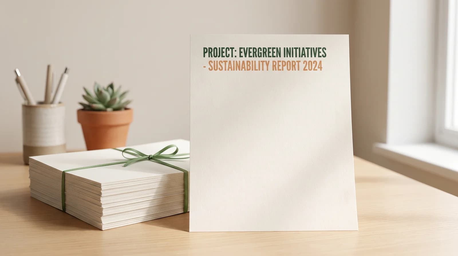 Letterhead product example