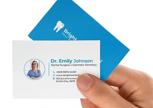 Business Cards product example