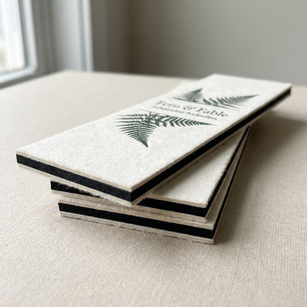 Printed samples showing Triple-Layer Black paper