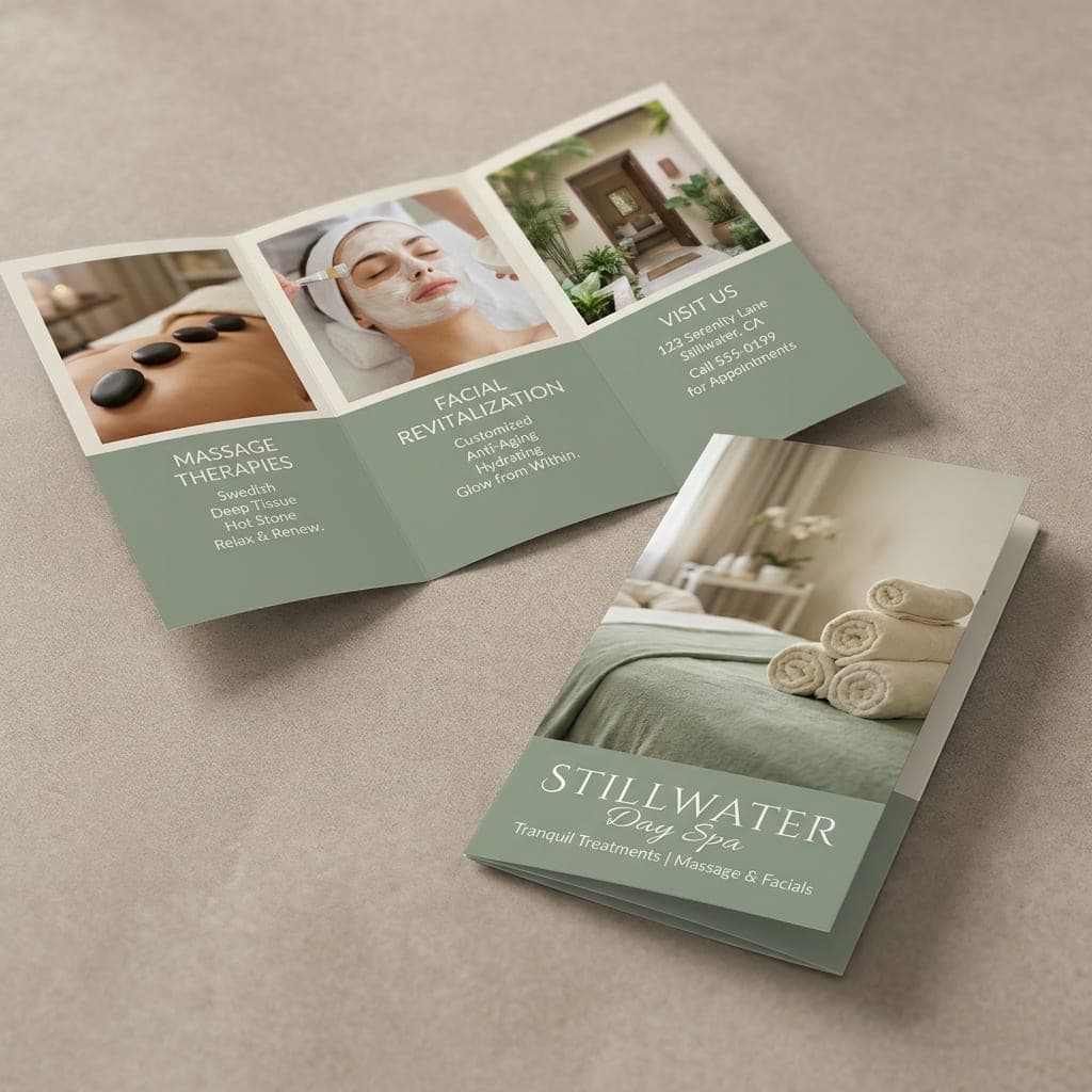 Brochures design idea