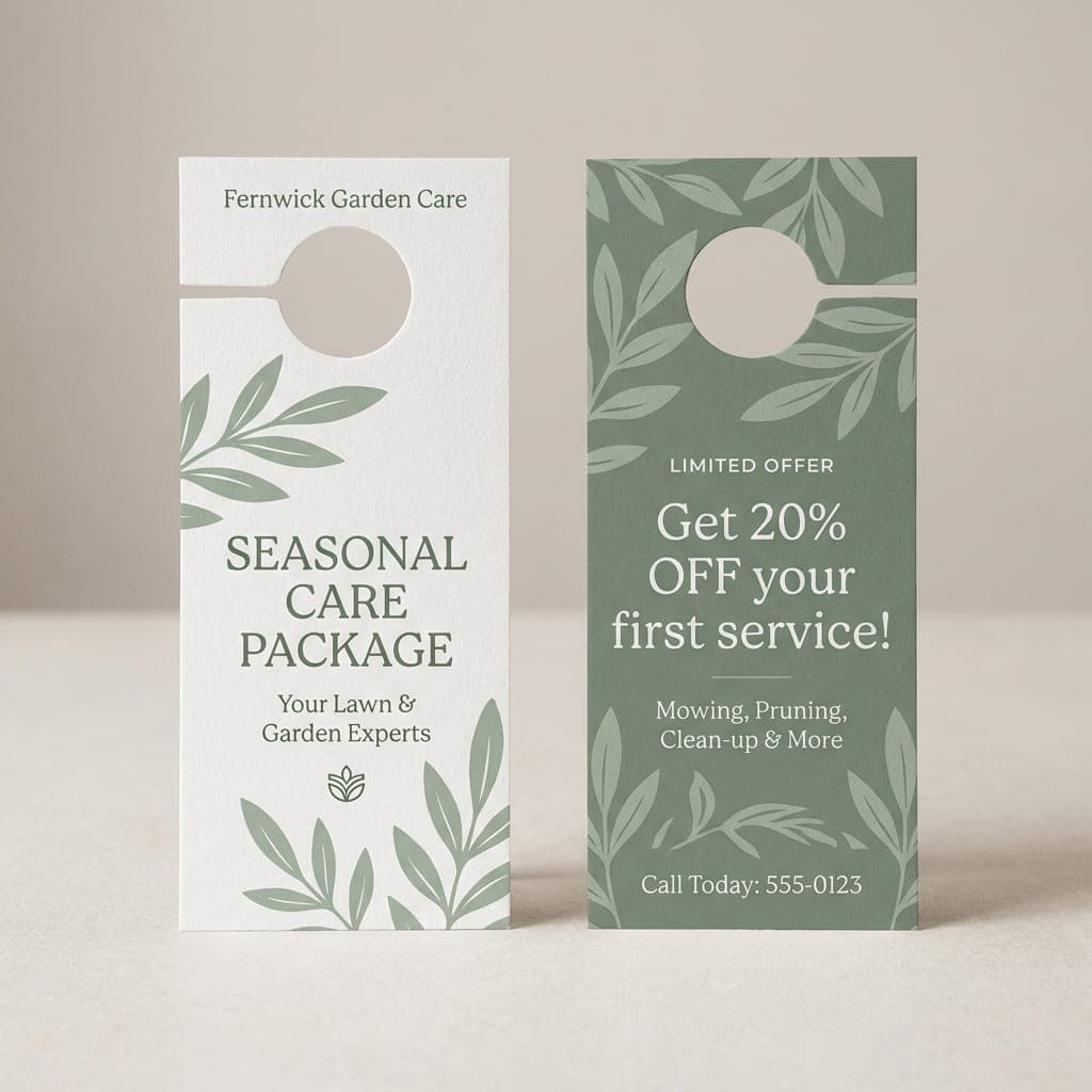 Door Hangers layout inspiration