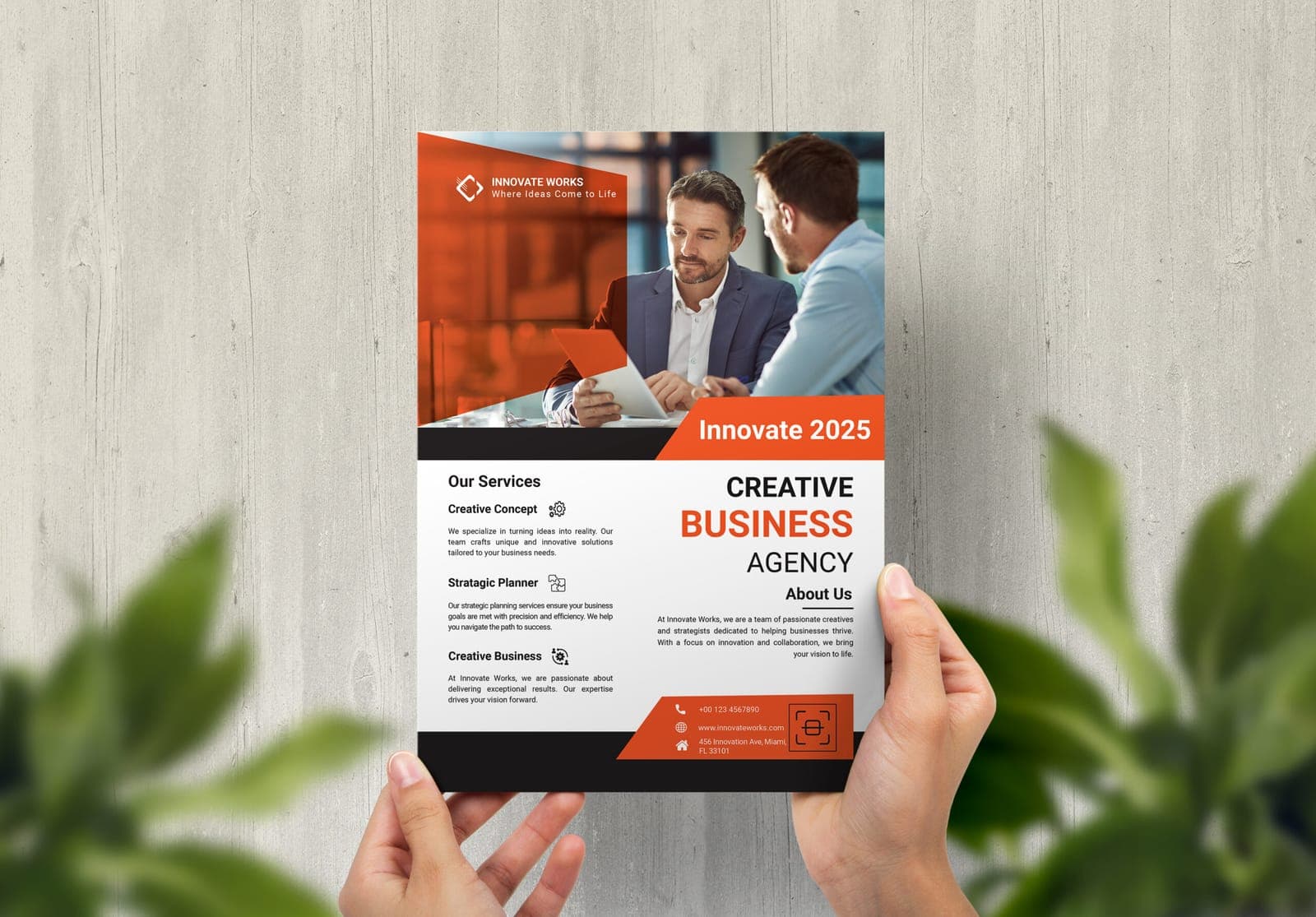 Flyers print samples