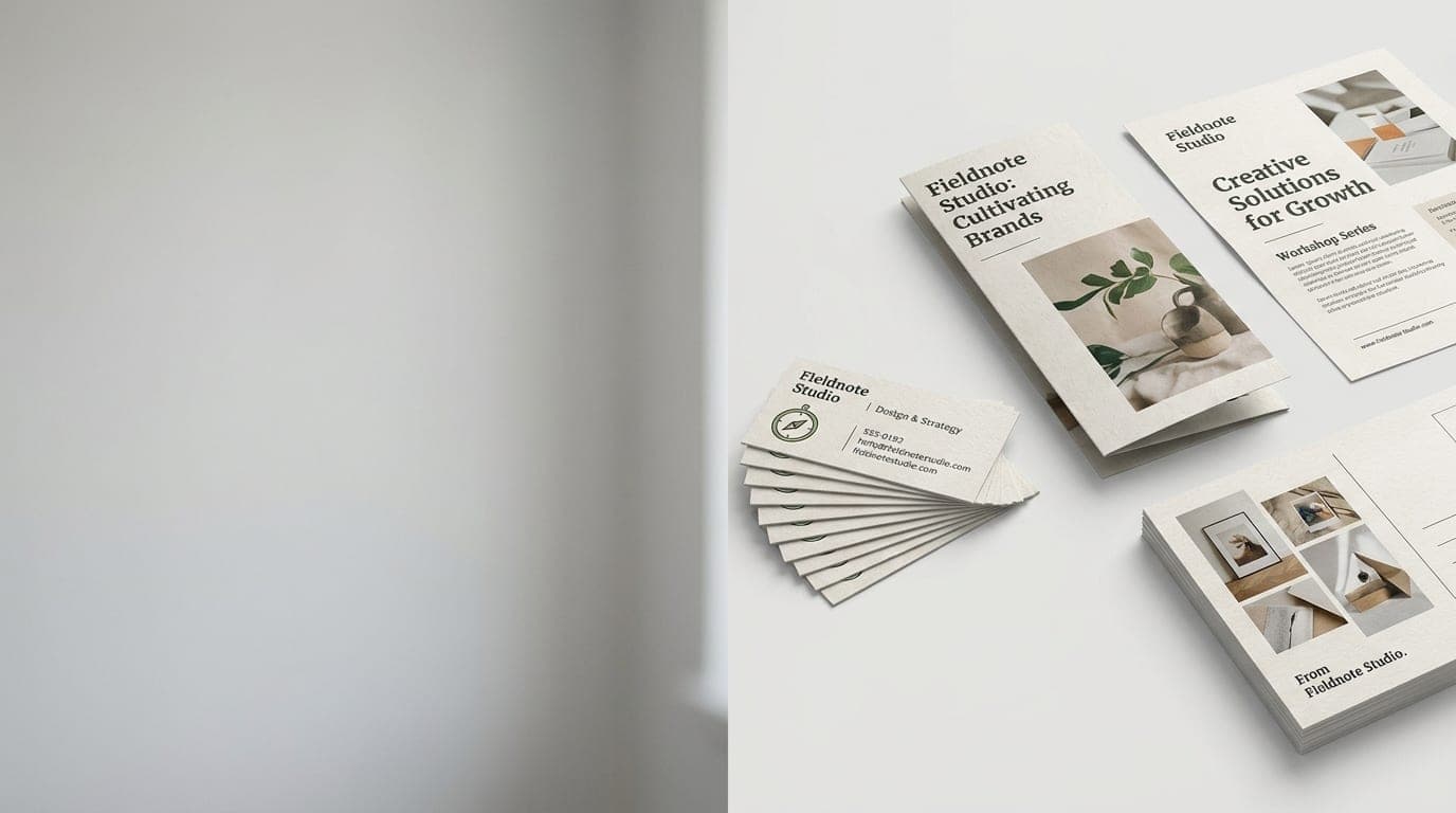 Marketing print design inspiration