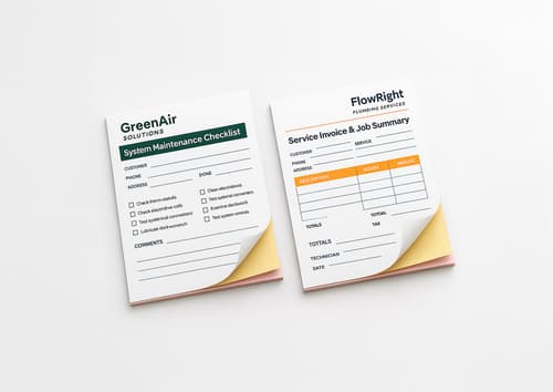 Forms print samples
