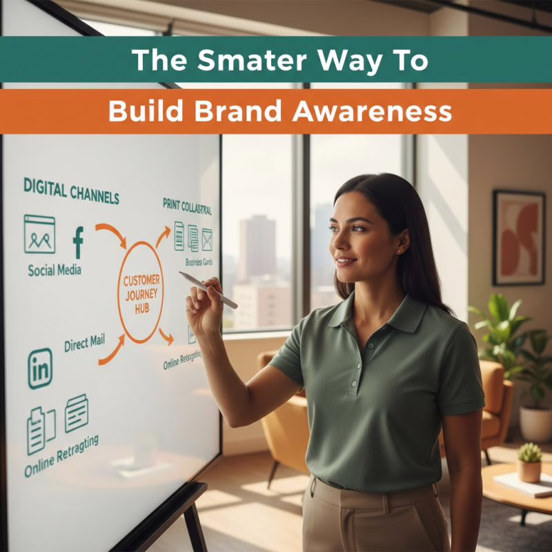 Marketing illustration: Integrated Marketing: The Key to Strong Brand Awareness and Growth