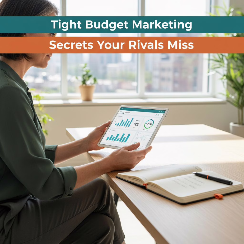 Marketing illustration: Small Marketing Budget, Big ROI: How to Make Every Dollar Work