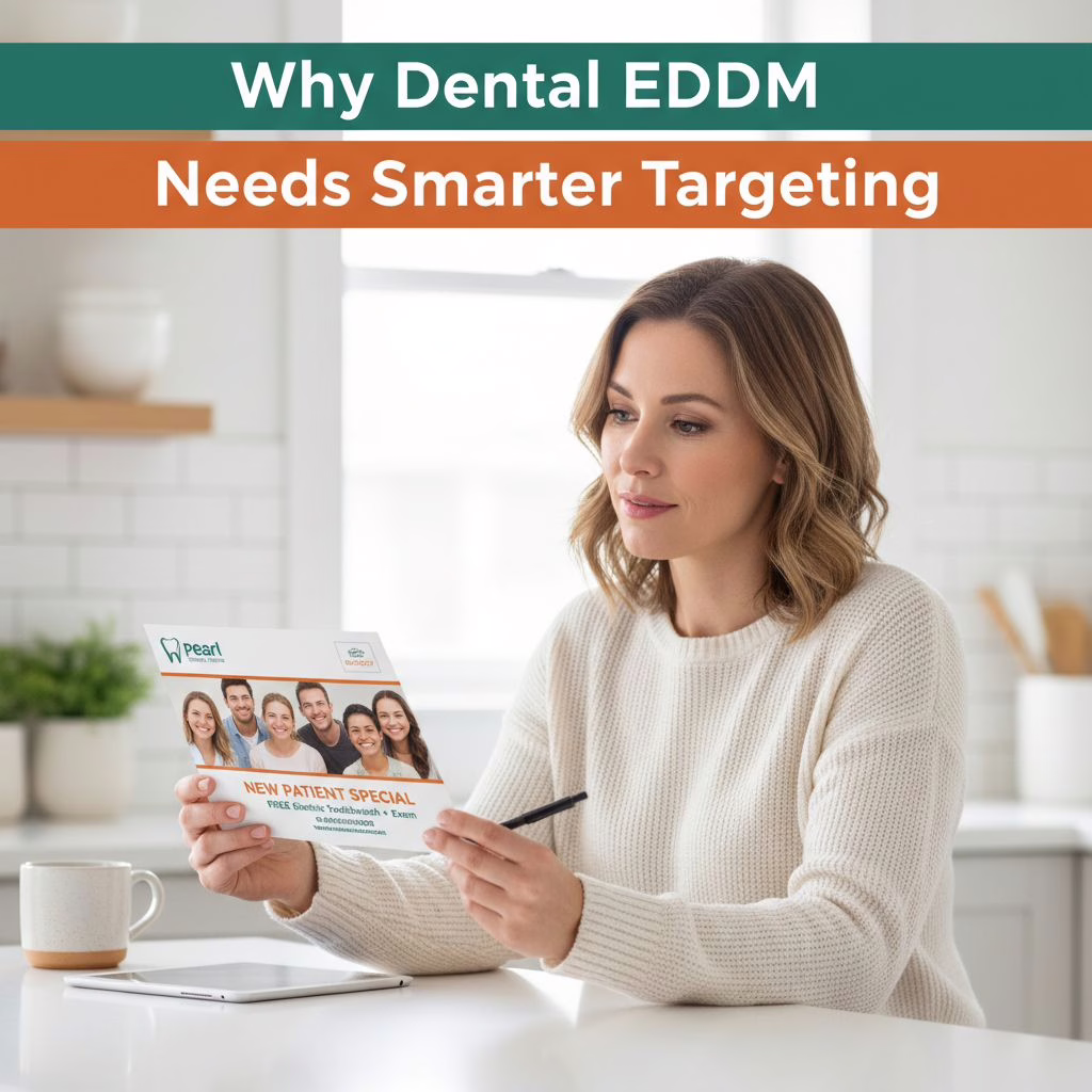 Marketing illustration: Elevate Patient Acquisition: Strategic EDDM for Dental Practices in Boca Raton