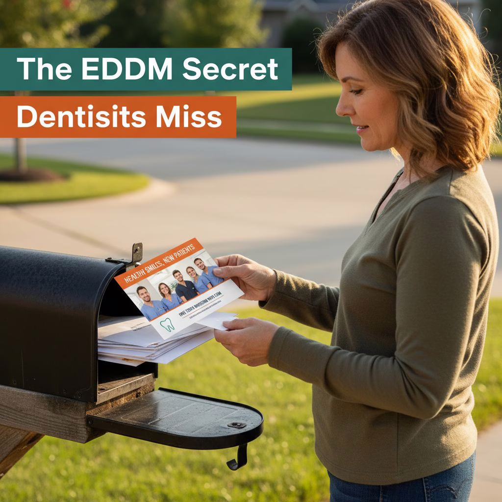 Marketing illustration: EDDM for Dentists: Fill Your Schedule With Local Patients