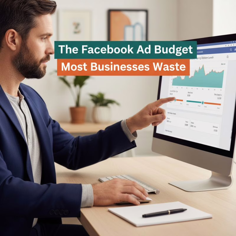 Marketing illustration: How to Set a Facebook Ads Budget That Actually Works