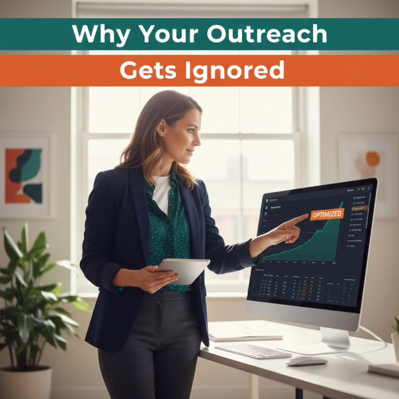 Marketing illustration: Why Your B2B Outreach Gets Ignored (And How to Fix It)