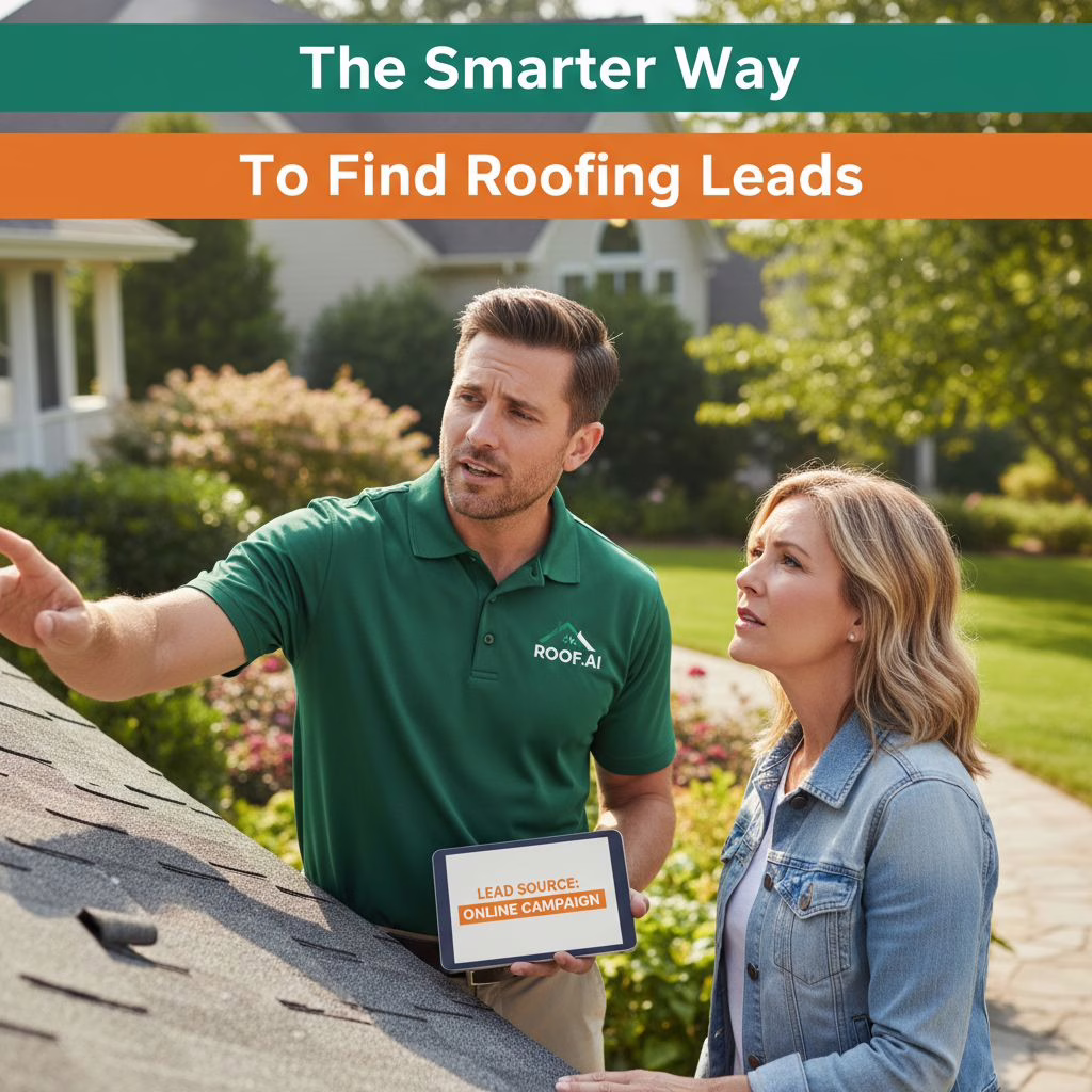 Marketing illustration: Elevate Your Roofing Business: Smart Lead Generation in Palm Beach County