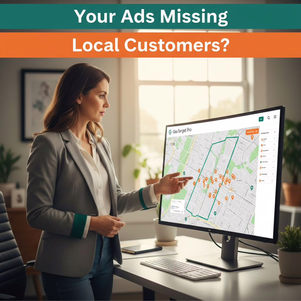 Marketing illustration: Local ROI: Optimizing Google Ads Geotargeting in Palm Beach County