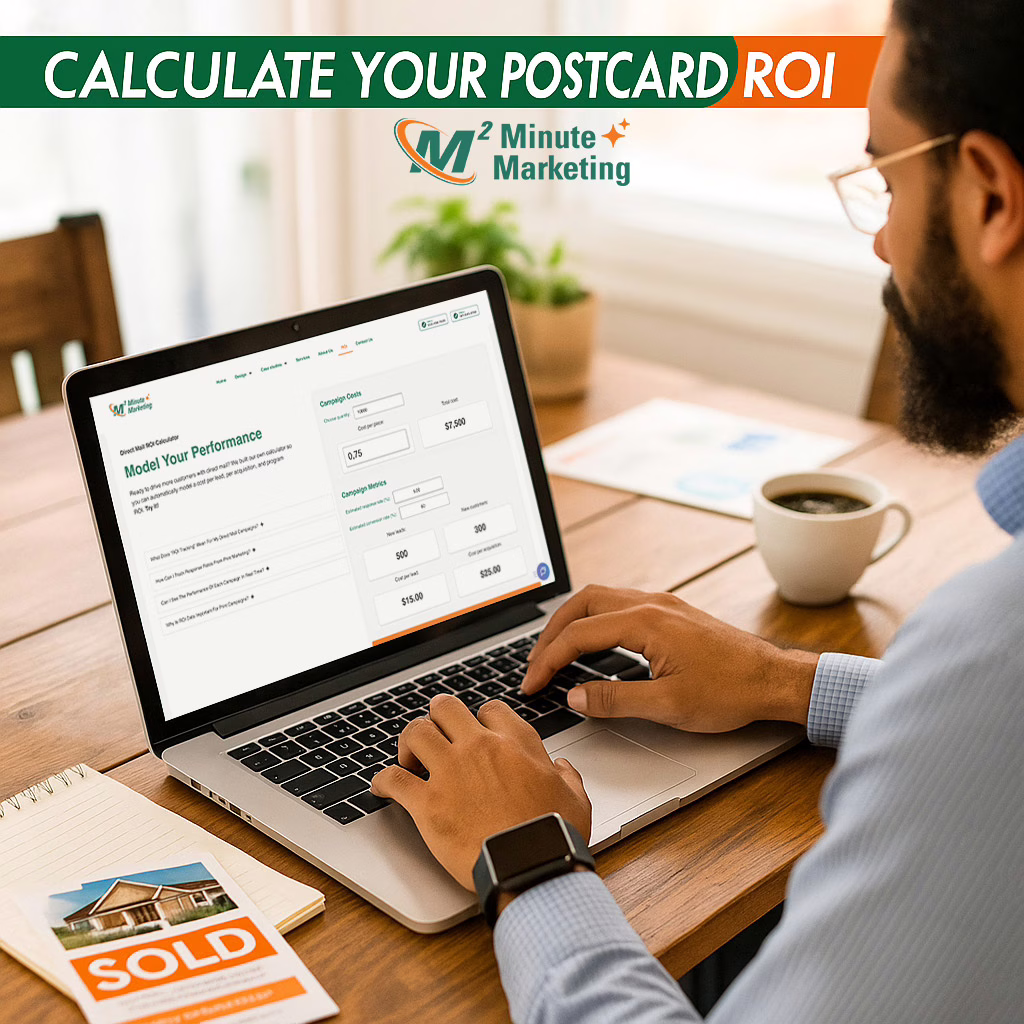 Marketing illustration: How to Measure ROI from a Postcard Campaign