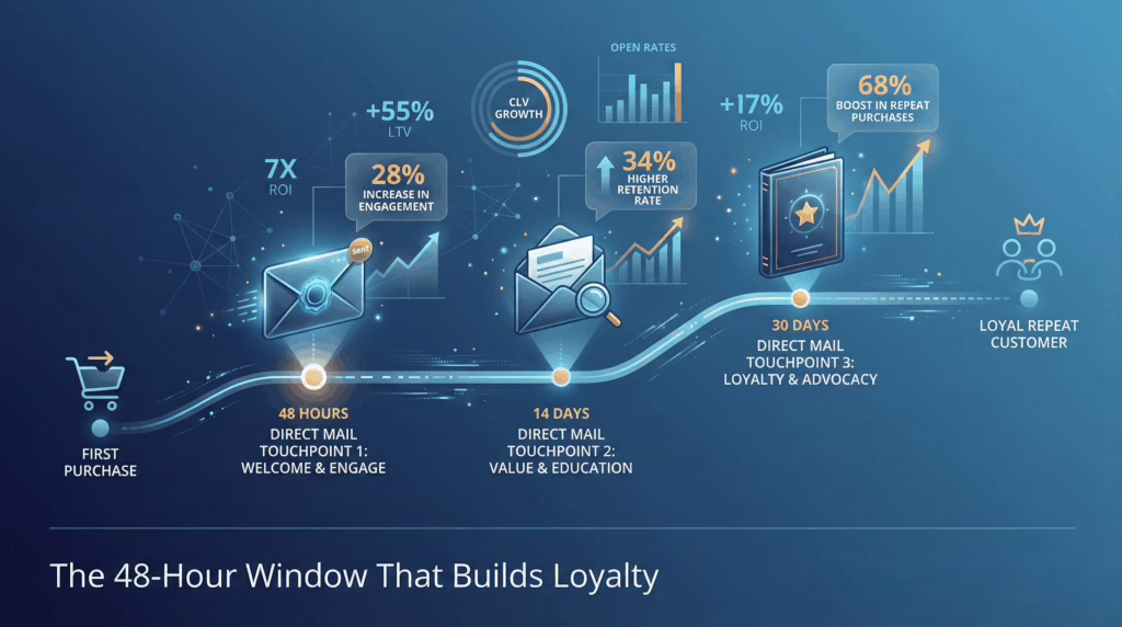 Historical marketing statistics infographic; figures awaiting review
