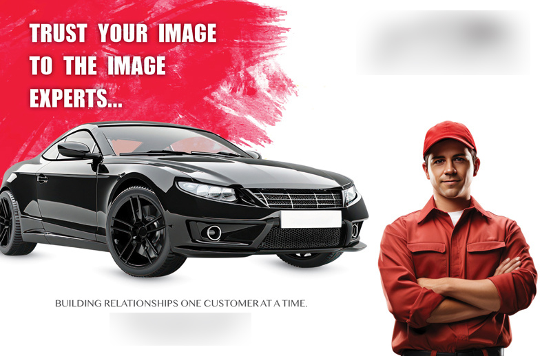 Historical direct-mail campaign artwork: Auto Appearance Center Increases New Business with Postcard and Ad Campaign