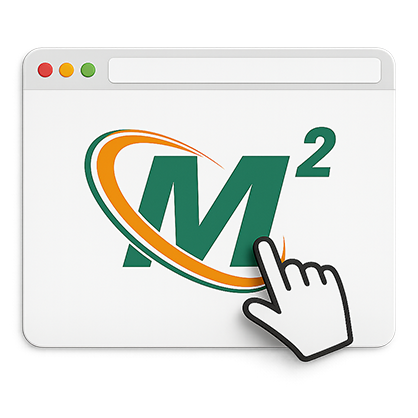 Minute Marketing logo in an illustrated browser window