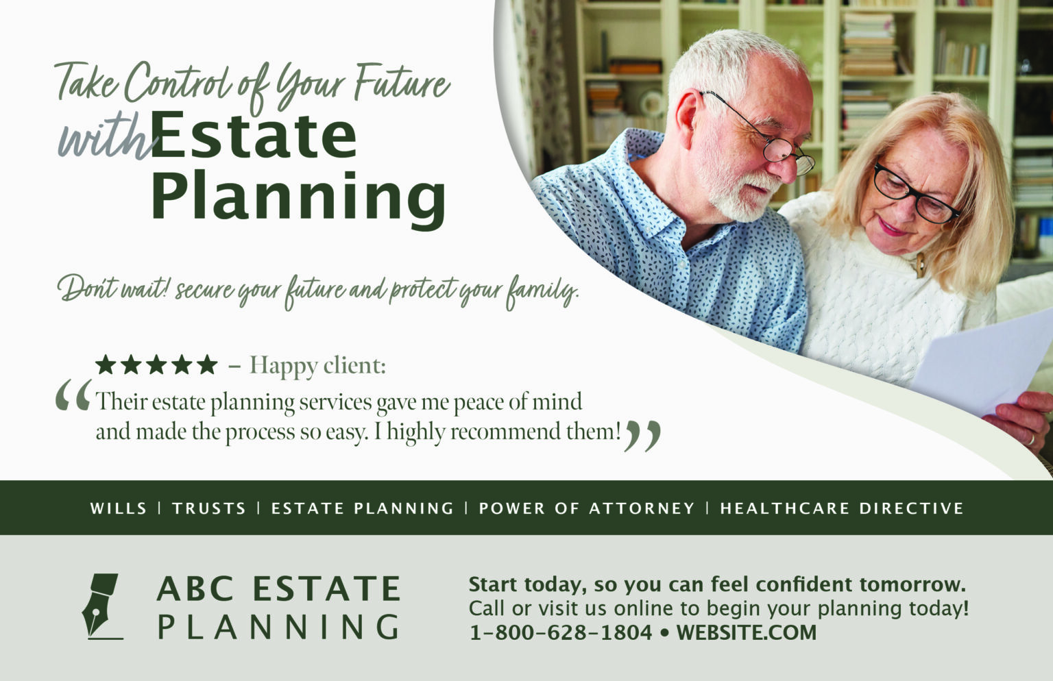 Historical direct-mail campaign artwork: Real Estate Marketing