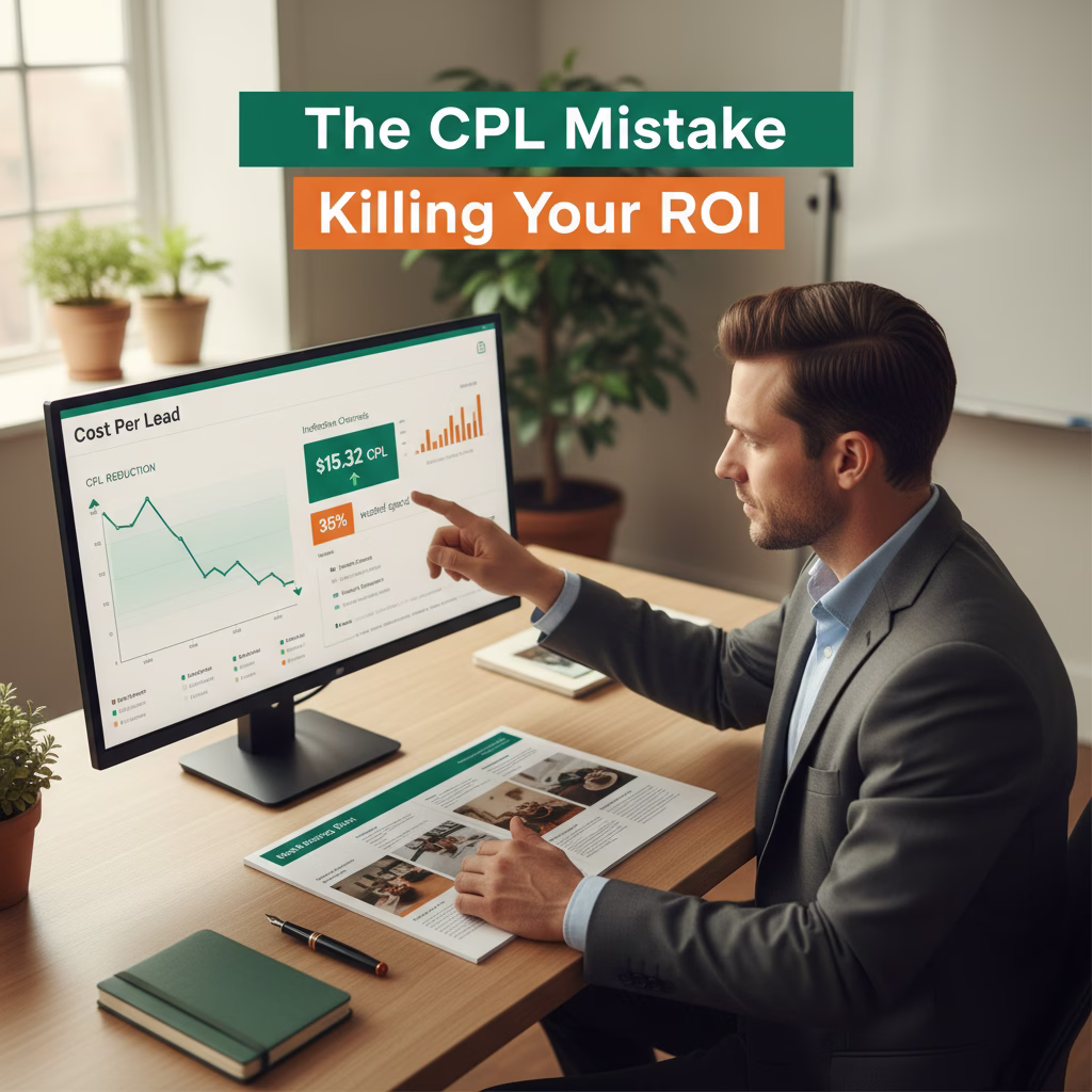Marketing illustration: How to Reduce Cost Per Lead Without Sacrificing Quality