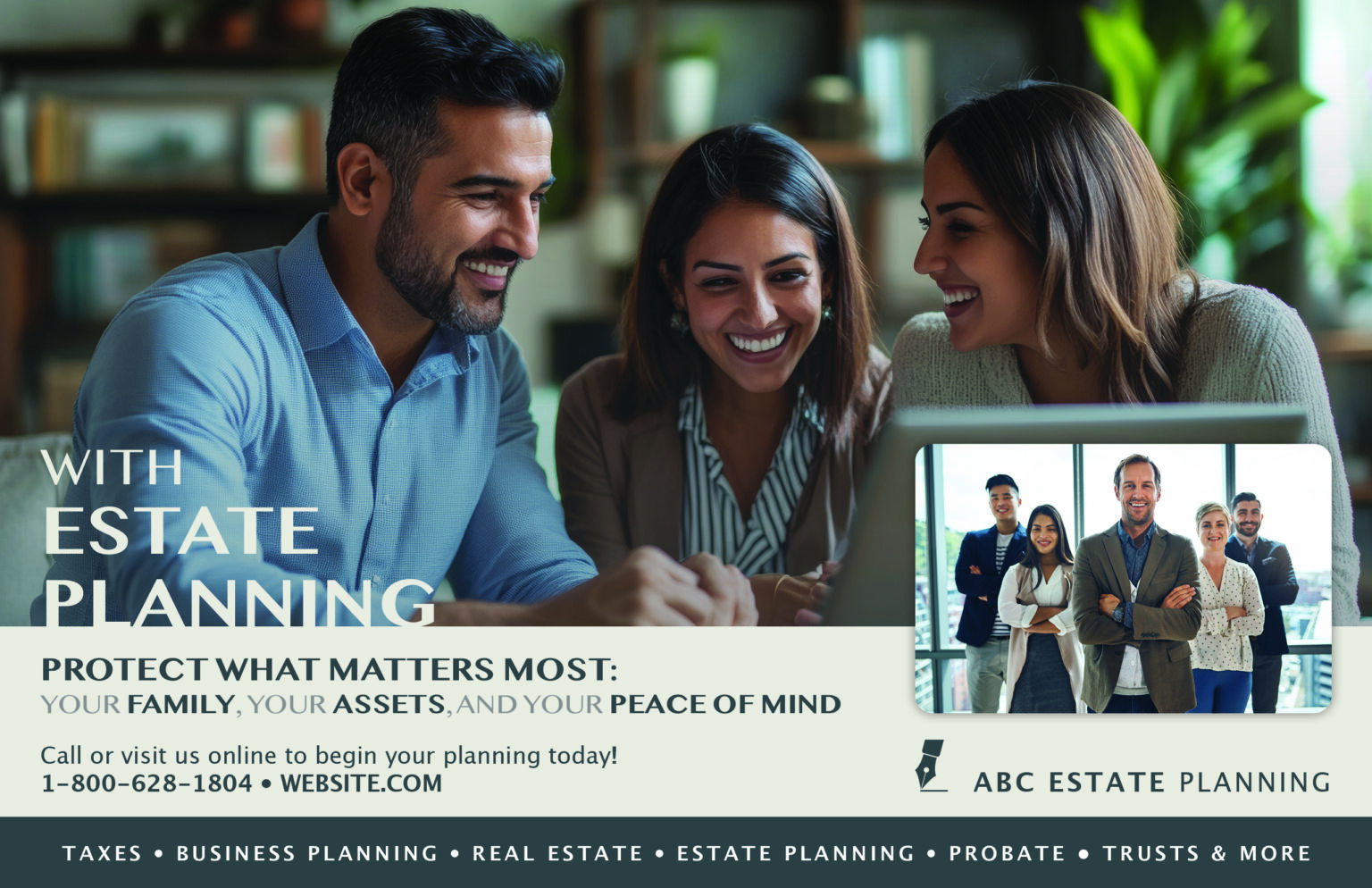 Historical direct-mail campaign artwork: Real Estate Marketing