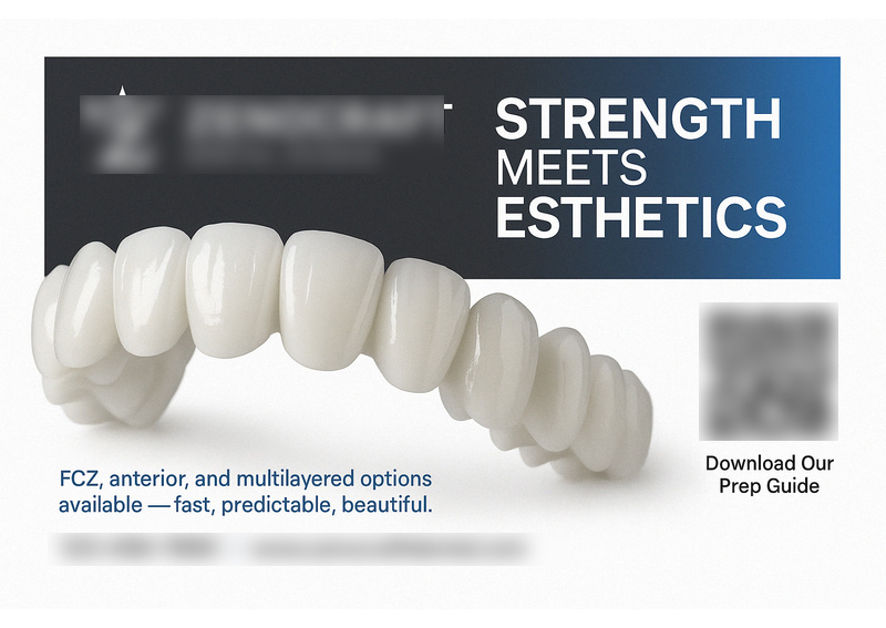 Historical direct-mail campaign artwork: Dental Esthetics Provider Increases Leads with Postcard and Digital Marketing Campaign