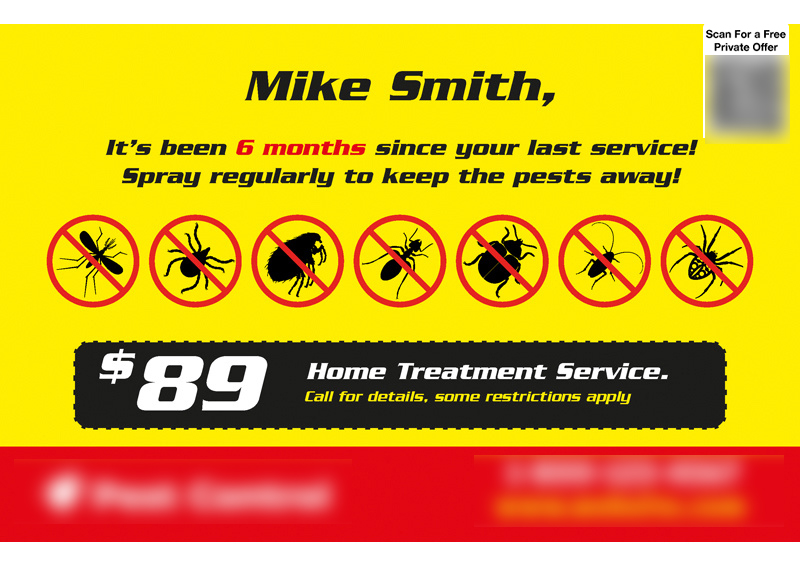 Historical direct-mail campaign artwork: Reactivation Campaign Brings Back 79 Lapsed Clients at $89 Per Visit