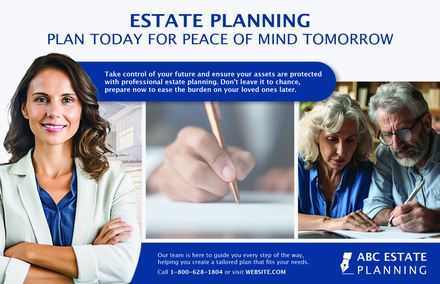 Historical direct-mail campaign artwork: Real Estate Marketing