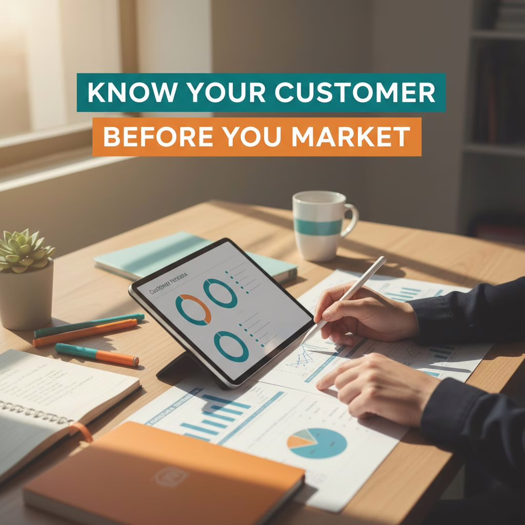 Marketing illustration: How to Define Your Ideal Customer for Stronger Marketing Results