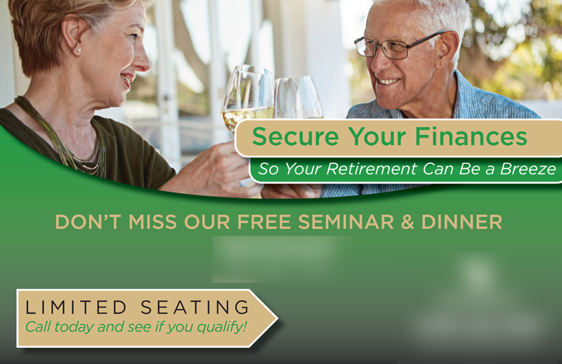 Historical direct-mail campaign artwork: Retirement Planning Seminar Campaign Draws Strong Local Response