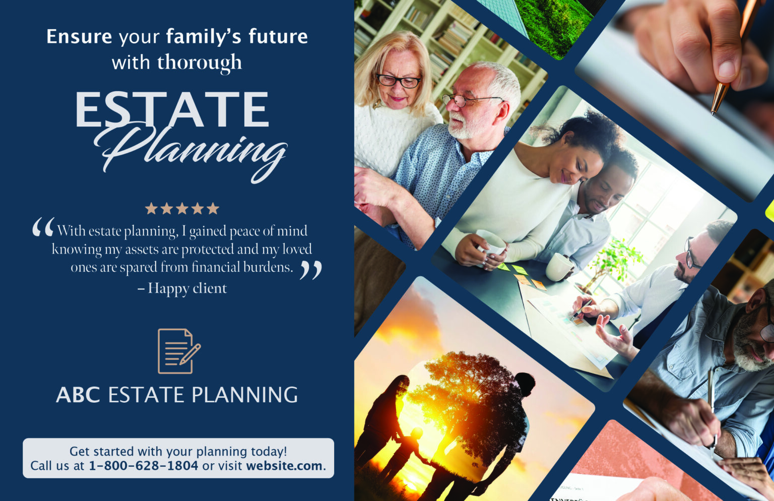 Historical direct-mail campaign artwork: Real Estate Marketing