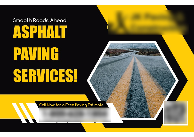 Historical direct-mail campaign artwork: Paving Contractor Lands 19 New Jobs With Free Estimate Postcard Campaign